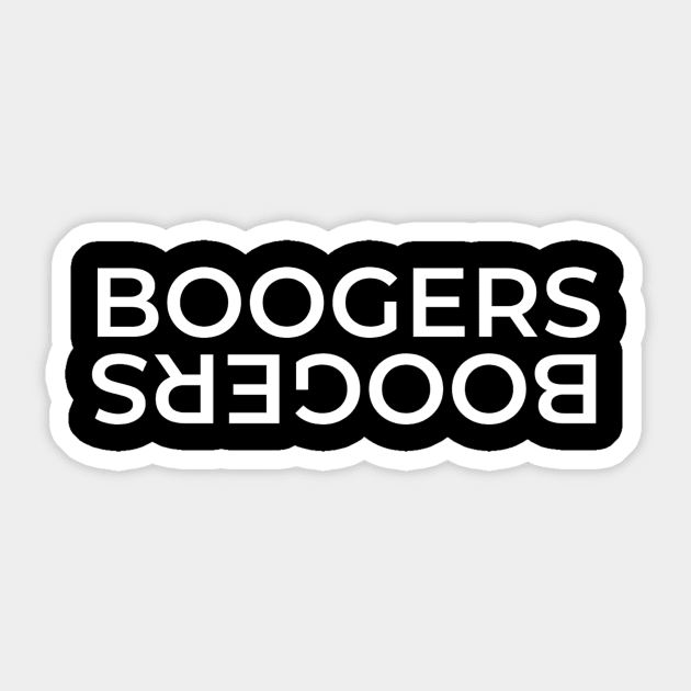 BOOGERS Sticker by JustTheTippecanoe